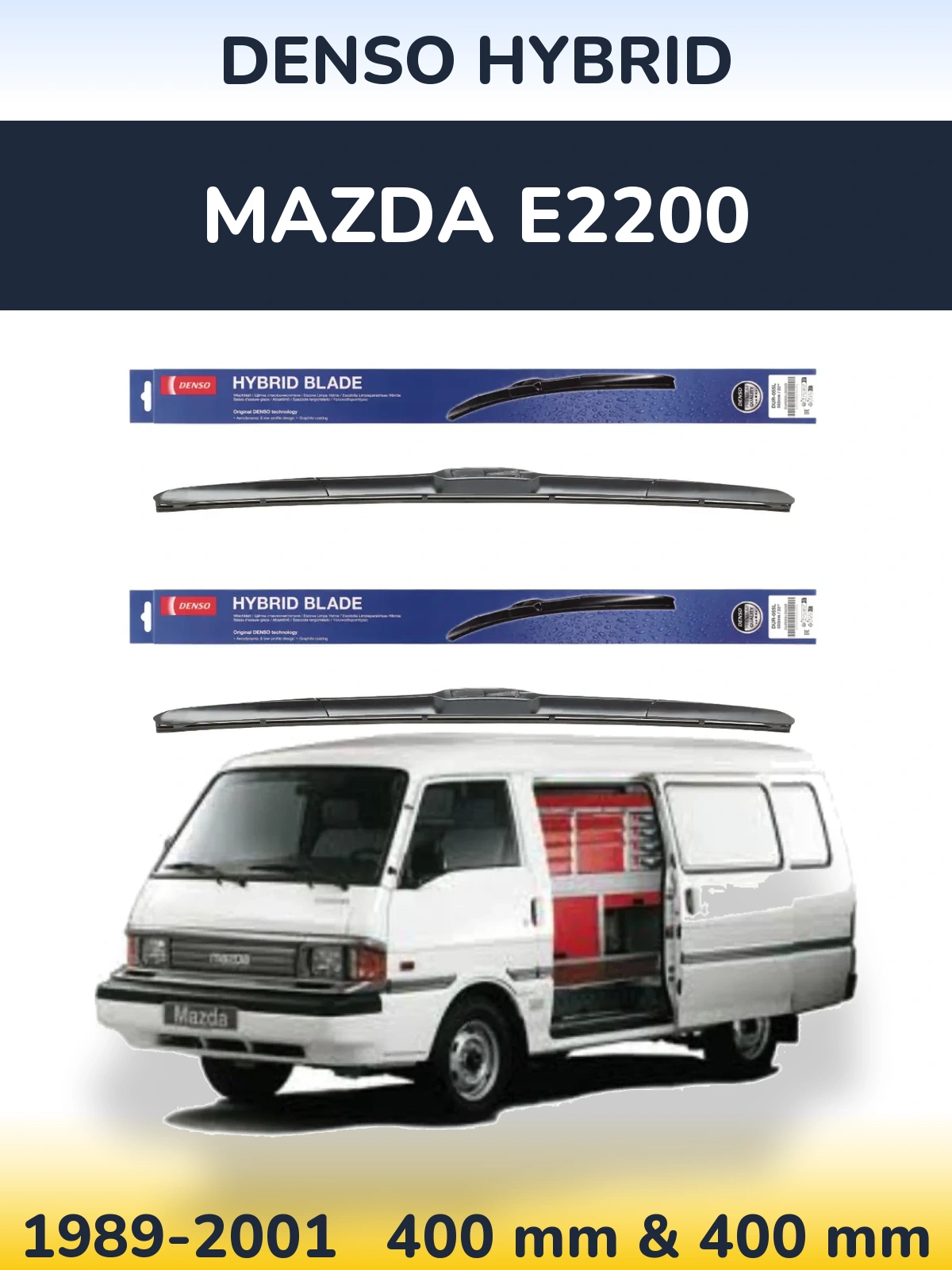 Ștergătoare Denso Hybrid pentru Mazda E2200