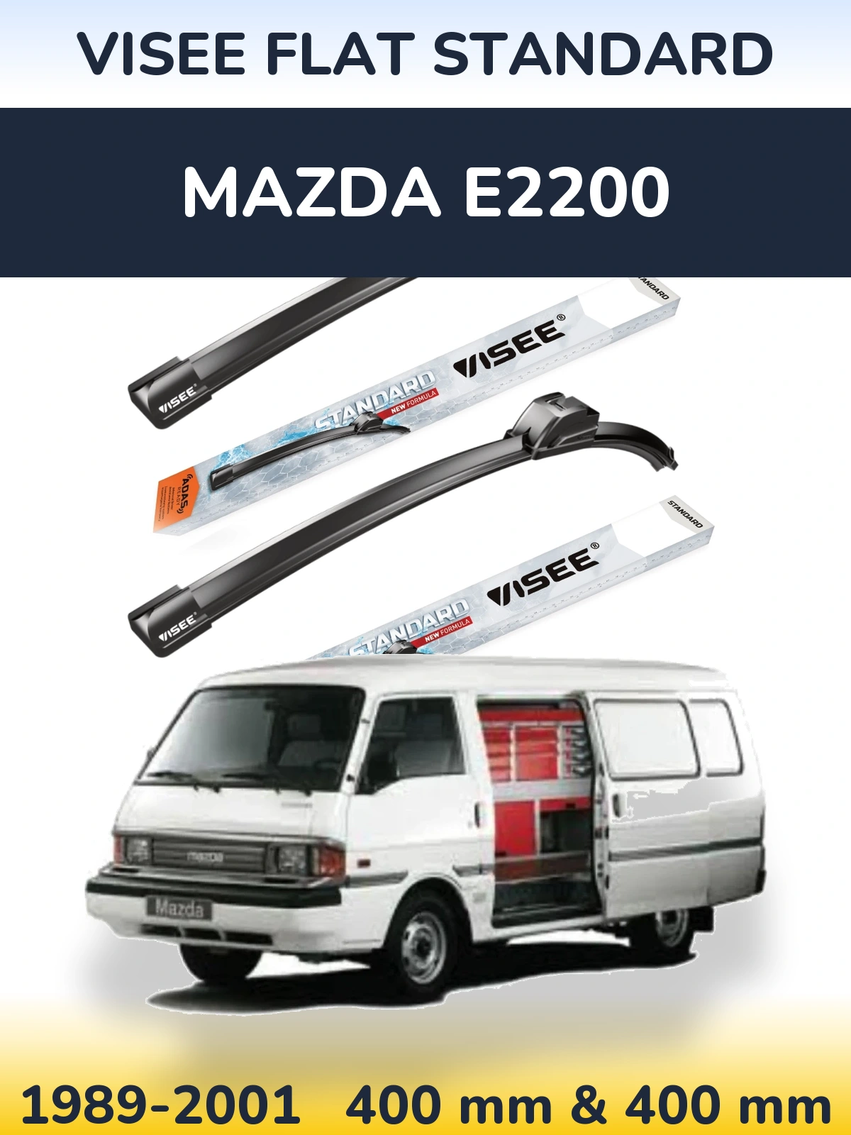 Ștergătoare VISEE FLAT STANDARD pentru Mazda E2200