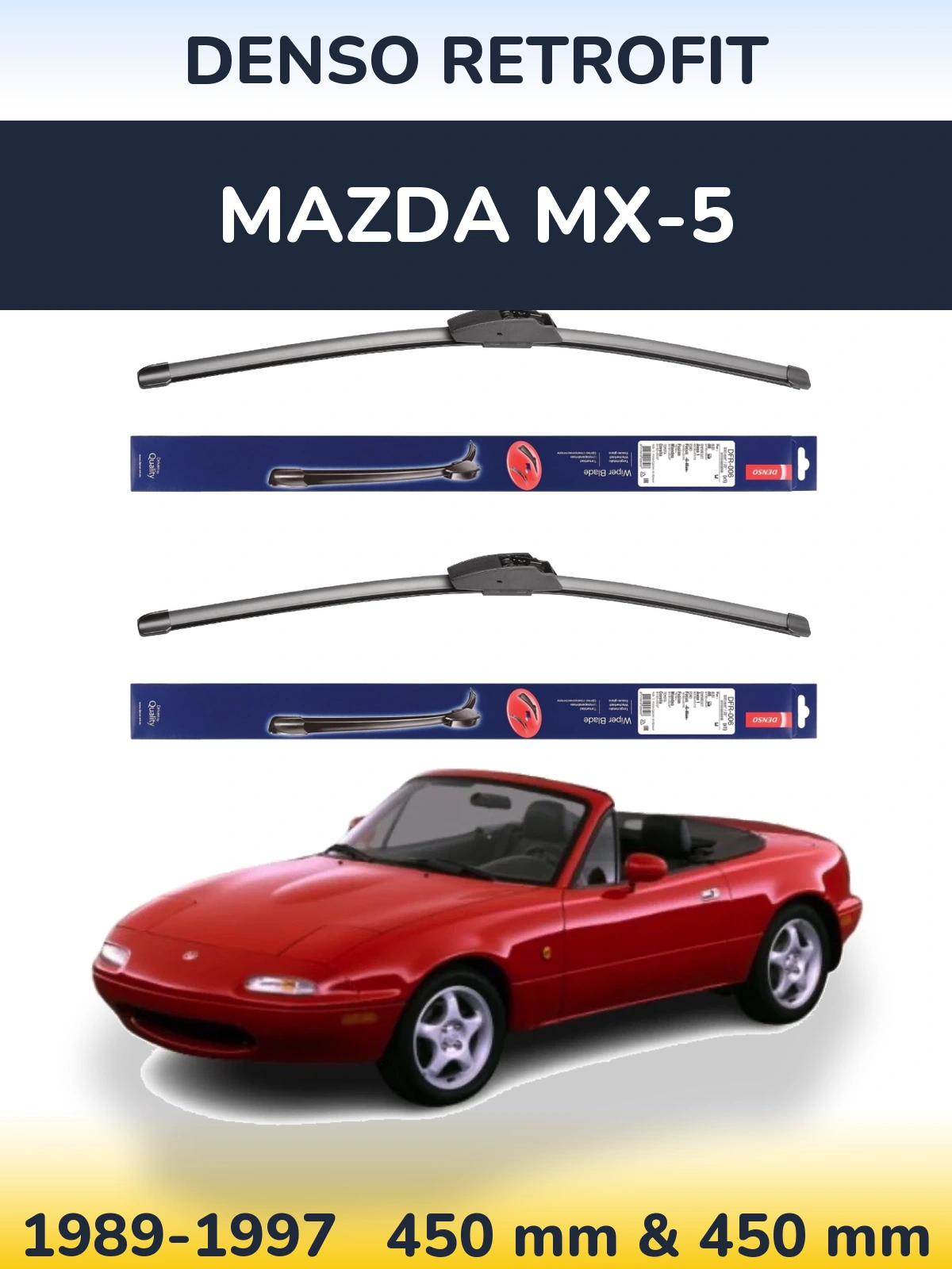 Ștergătoare Denso Retrofit pentru Mazda MX-5