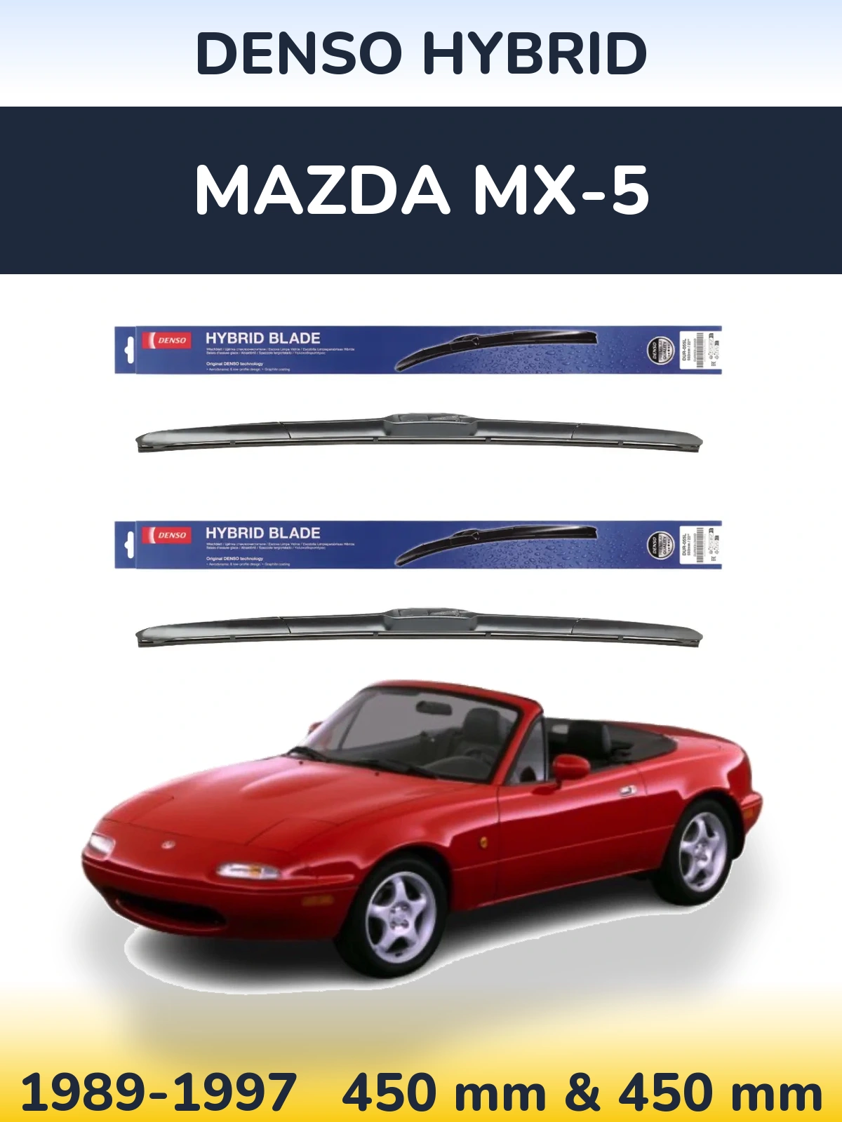 Ștergătoare Denso Hybrid pentru Mazda MX-5