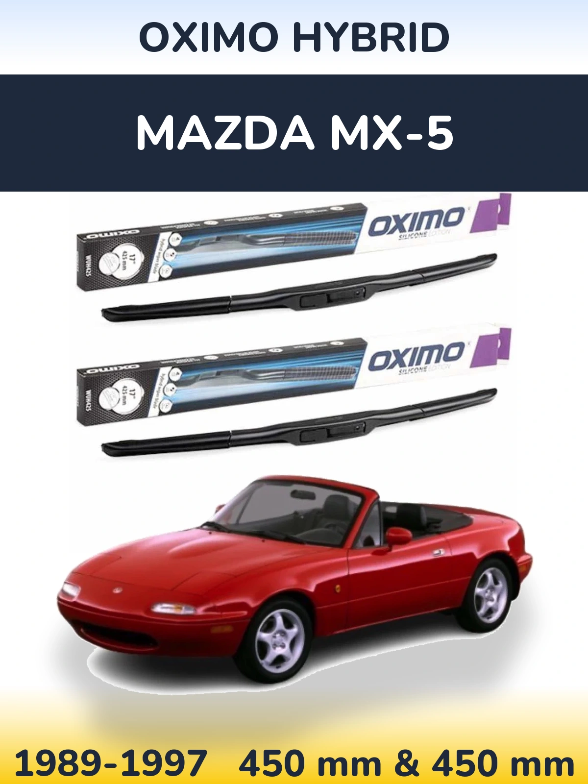 Ștergătoare Oximo Hybrid pentru Mazda MX-5