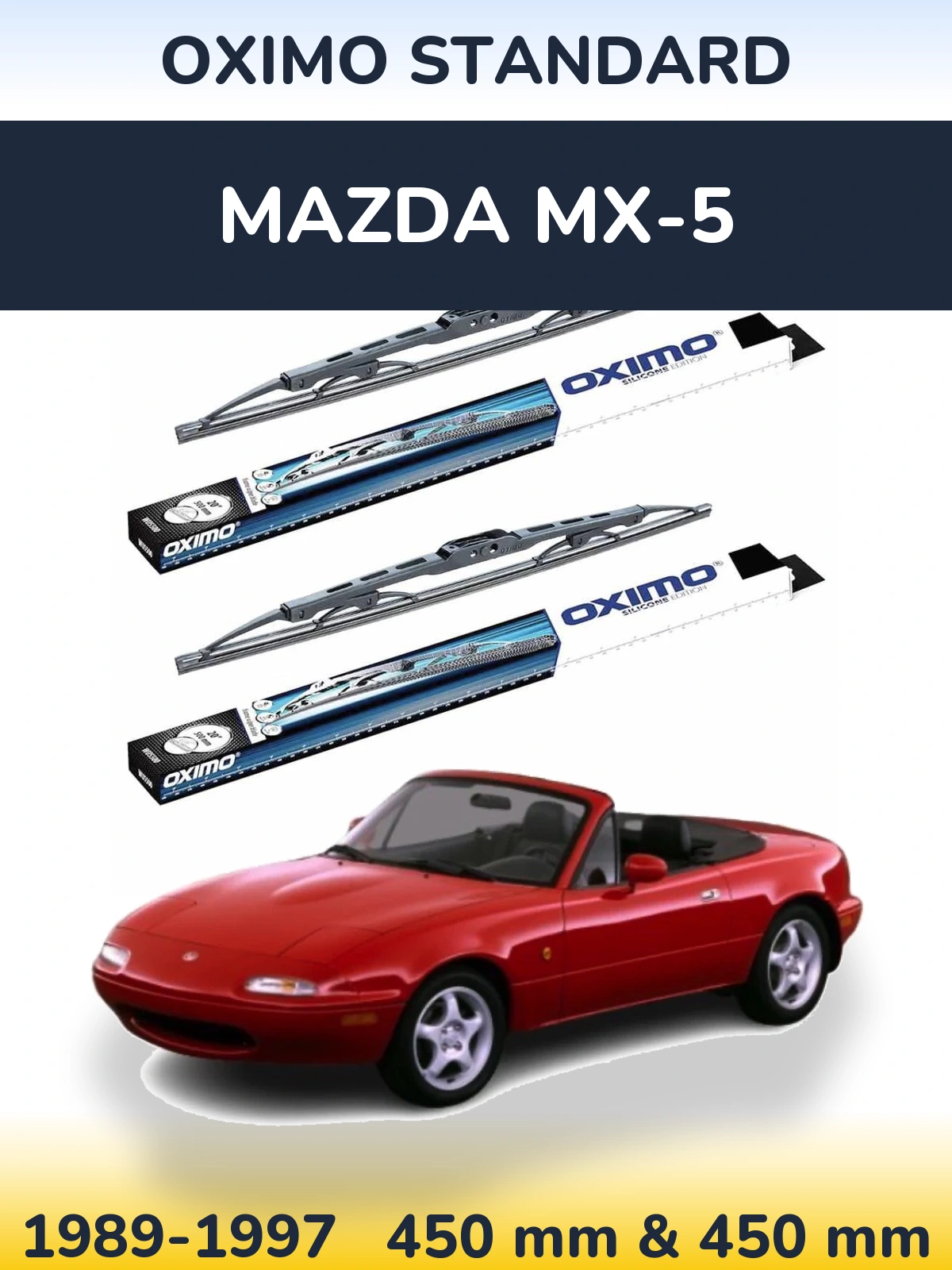 Ștergătoare Oximo Standard pentru Mazda MX-5