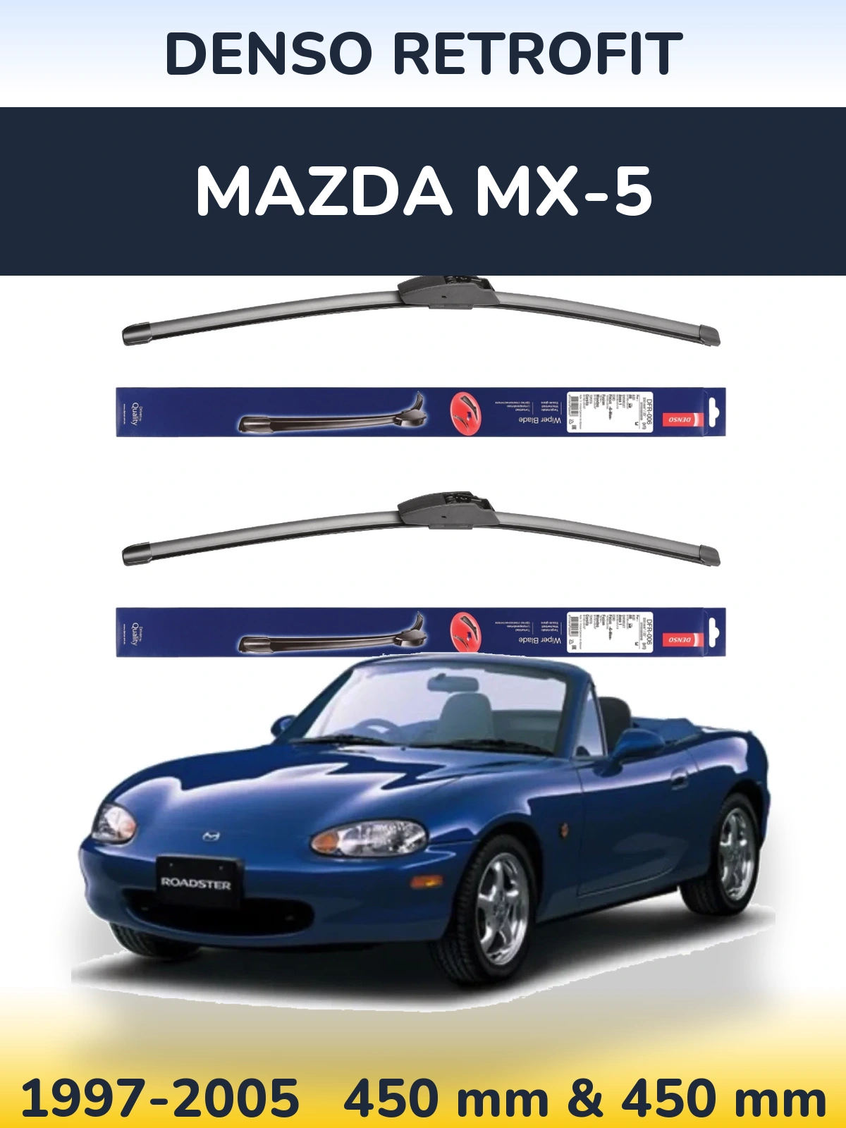 Ștergătoare Denso Retrofit pentru Mazda MX-5