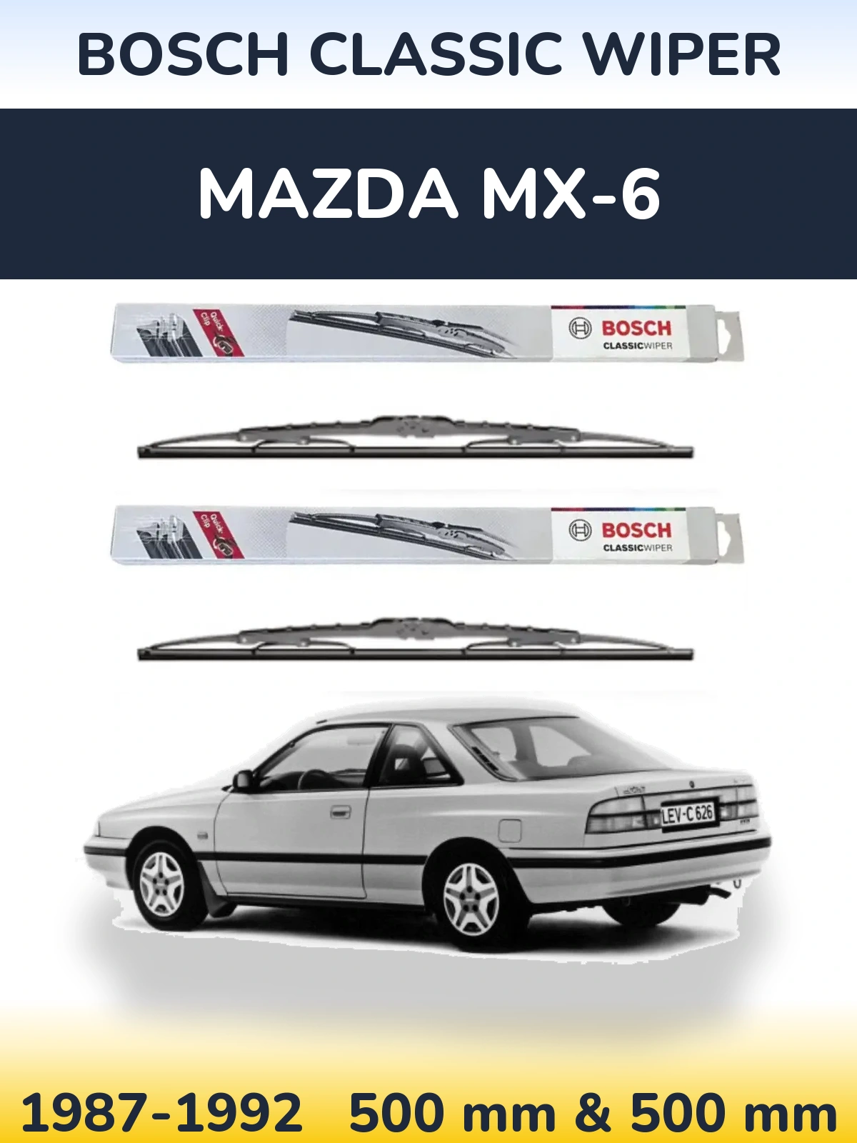 Ștergătoare BOSCH Classic Wiper pentru Mazda MX-6
