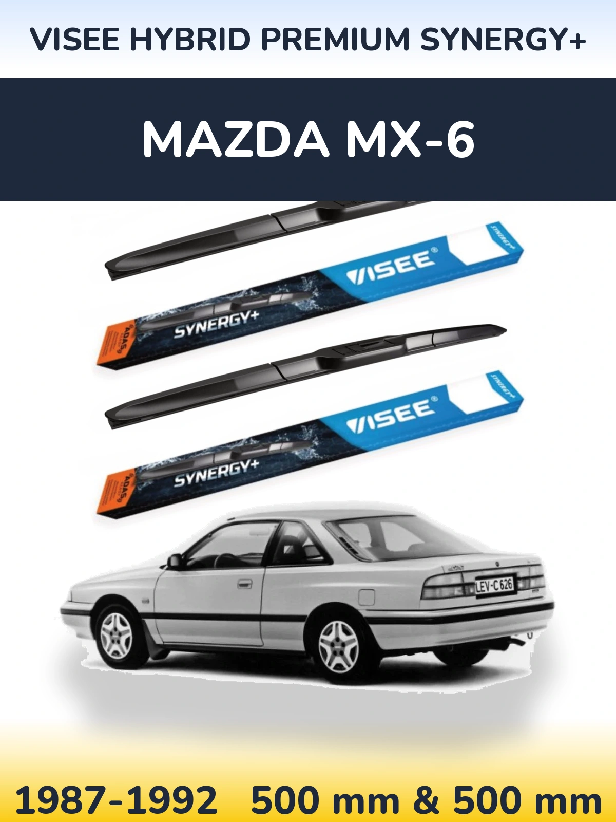 Ștergătoare VISEE HYBRID PREMIUM SYNERGY+ pentru Mazda MX-6