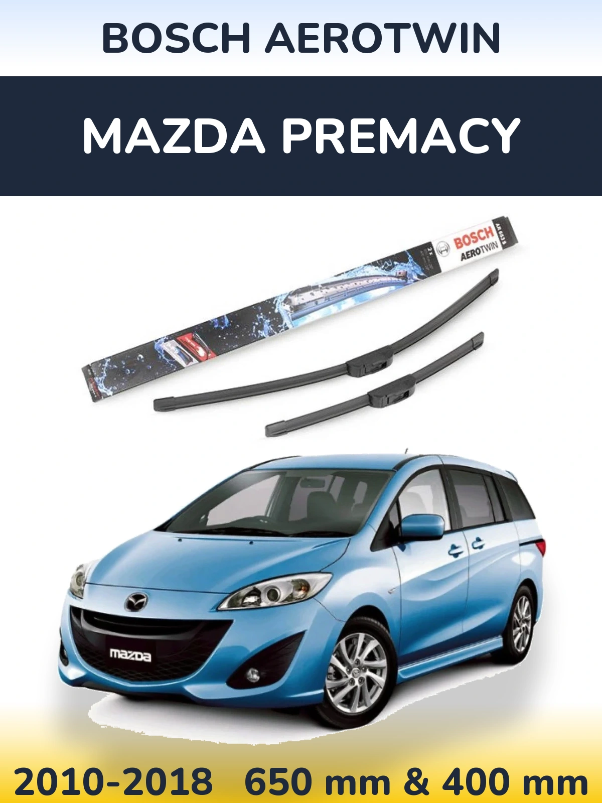Ștergătoare BOSCH AeroTwin pentru Mazda Premacy