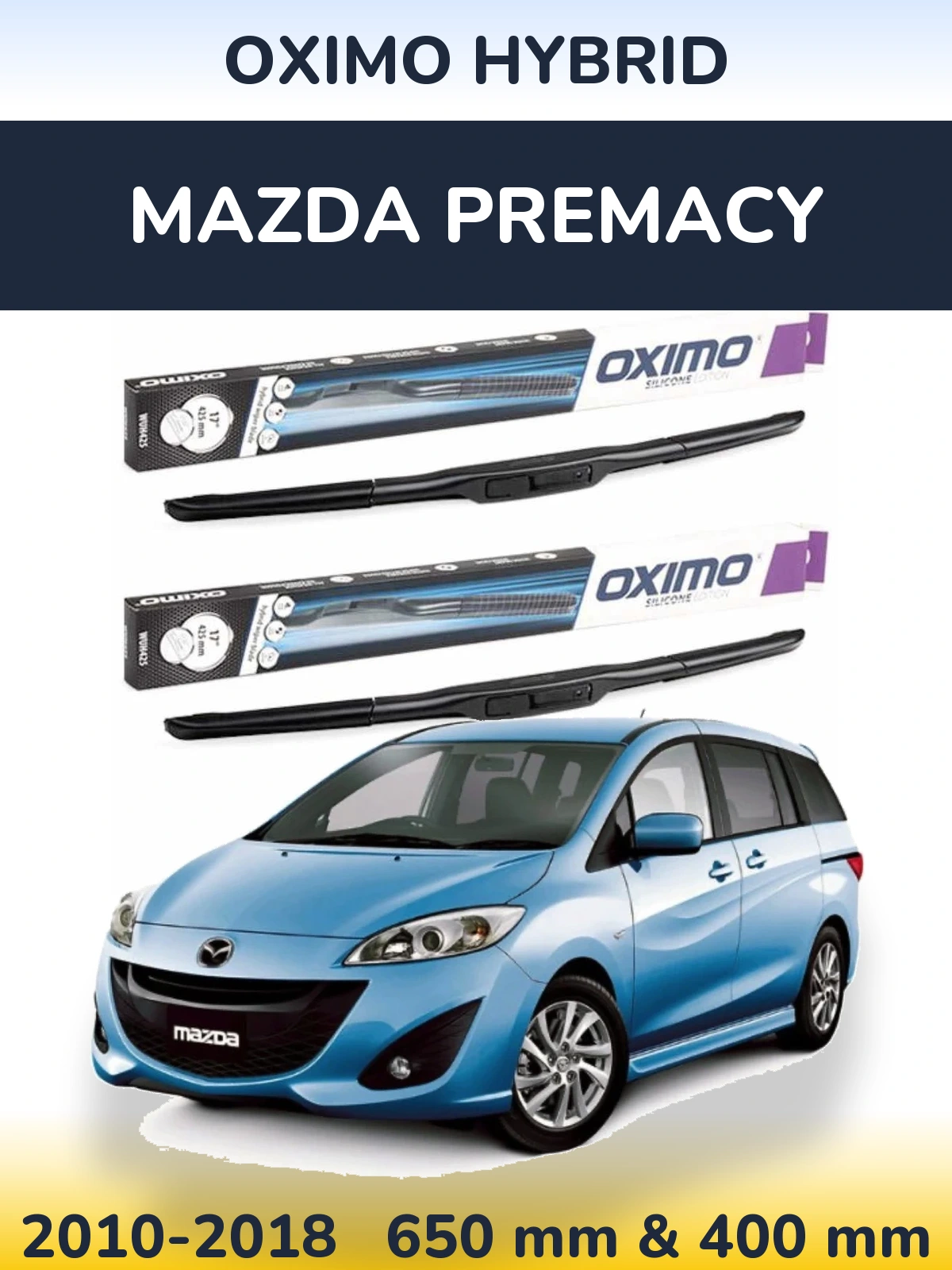 Ștergătoare Oximo Hybrid pentru Mazda Premacy