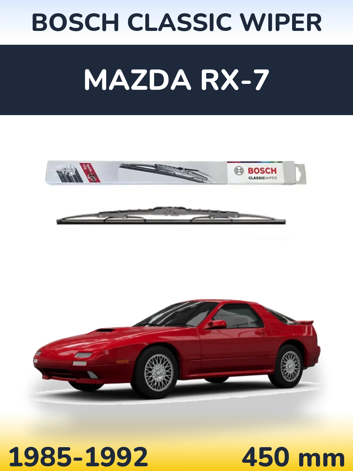 Ștergătoare BOSCH Classic Wiper pentru Mazda RX-7