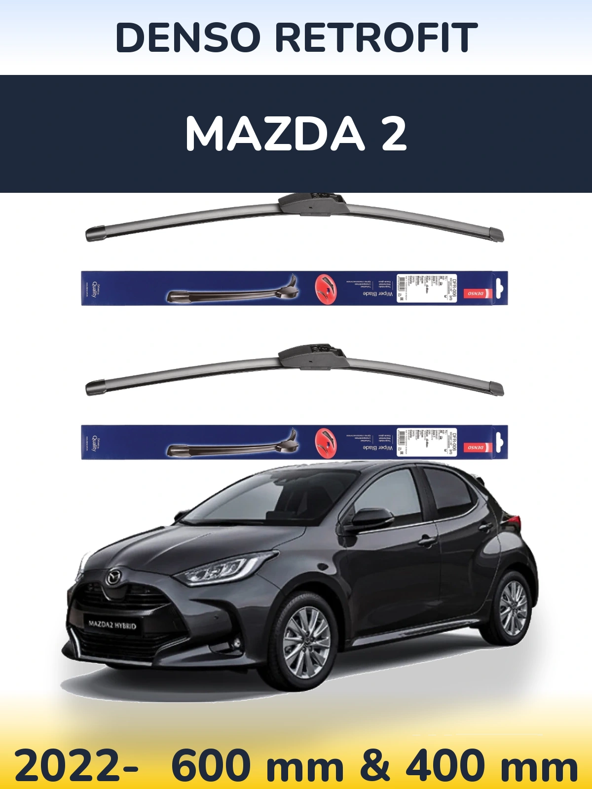 Ștergătoare Denso Retrofit pentru Mazda 2