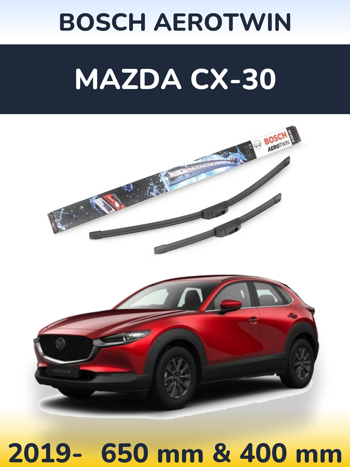 Ștergătoare BOSCH AeroTwin pentru Mazda CX-30