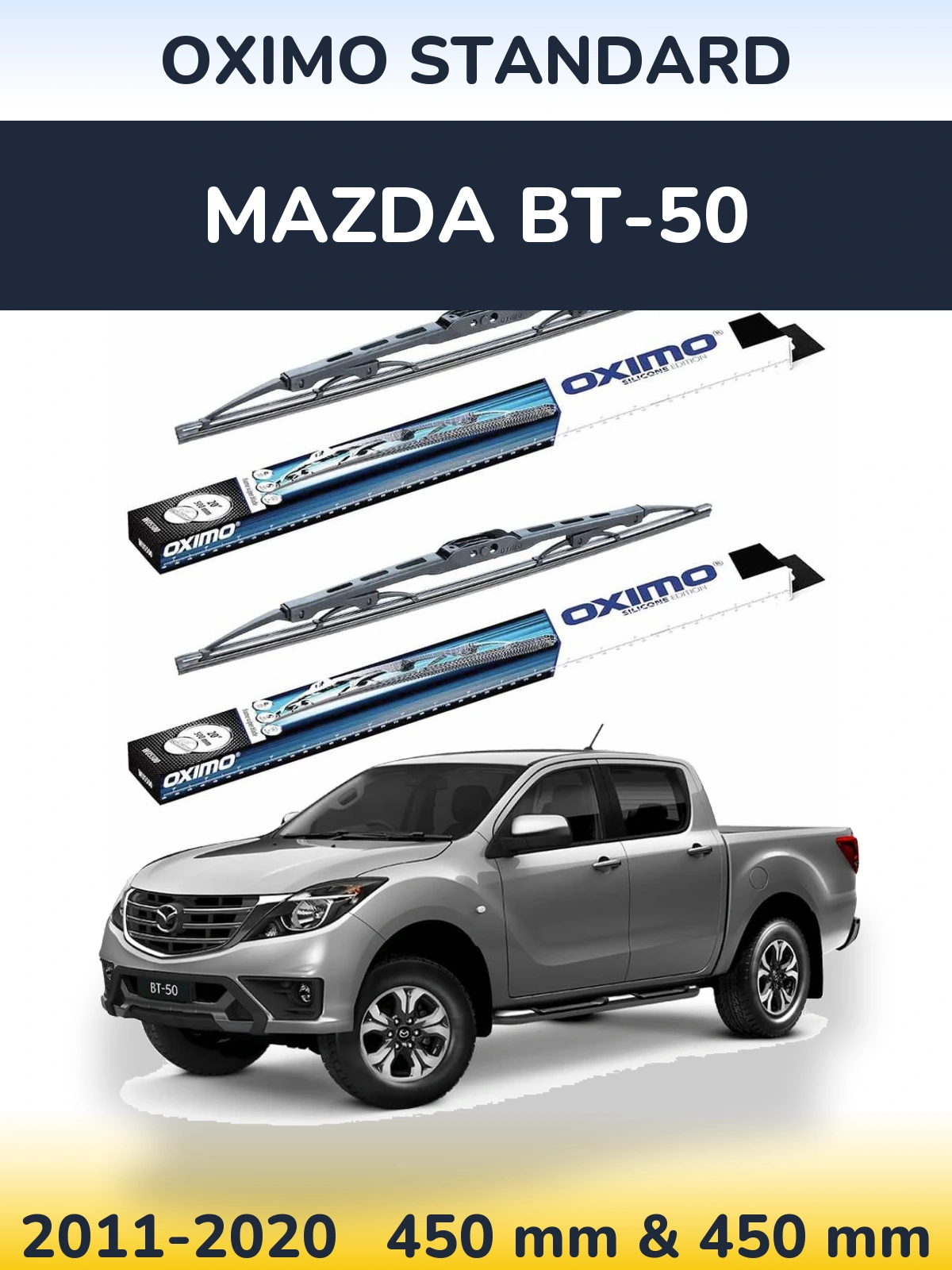 Ștergătoare Oximo Standard pentru Mazda BT-50