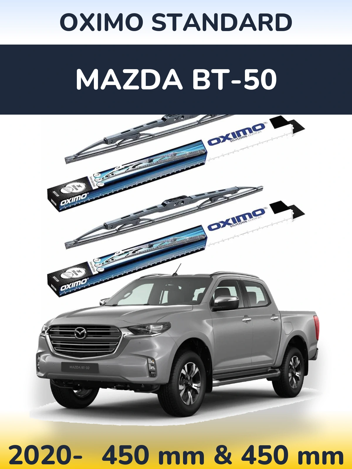 Ștergătoare Oximo Standard pentru Mazda BT-50