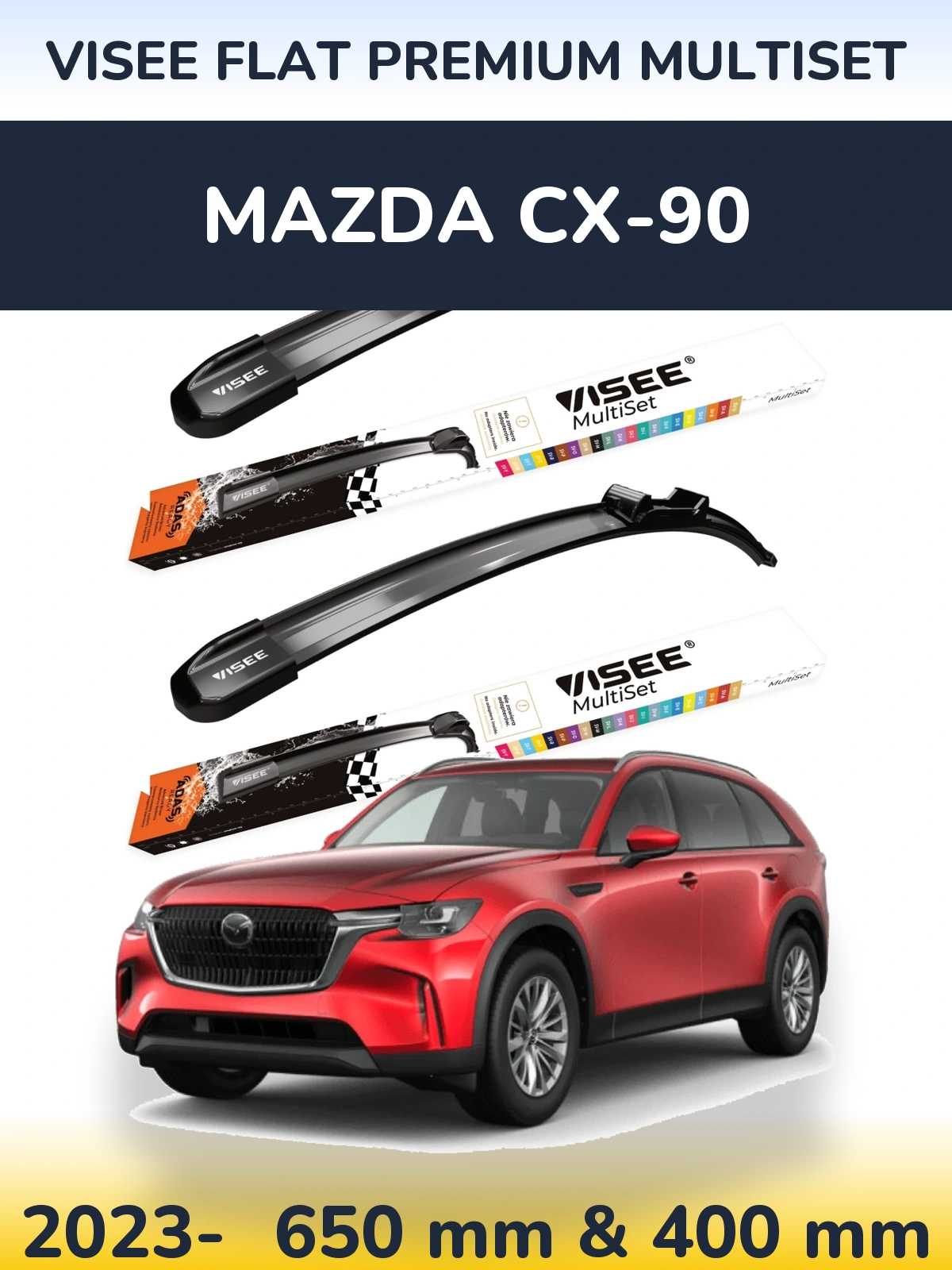 Ștergătoare VISEE FLAT PREMIUM MultiSet pentru Mazda CX-90