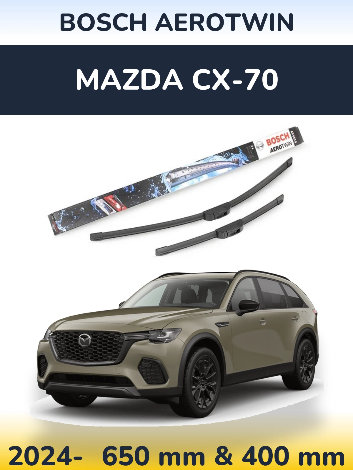 Ștergătoare BOSCH AeroTwin pentru Mazda CX-70