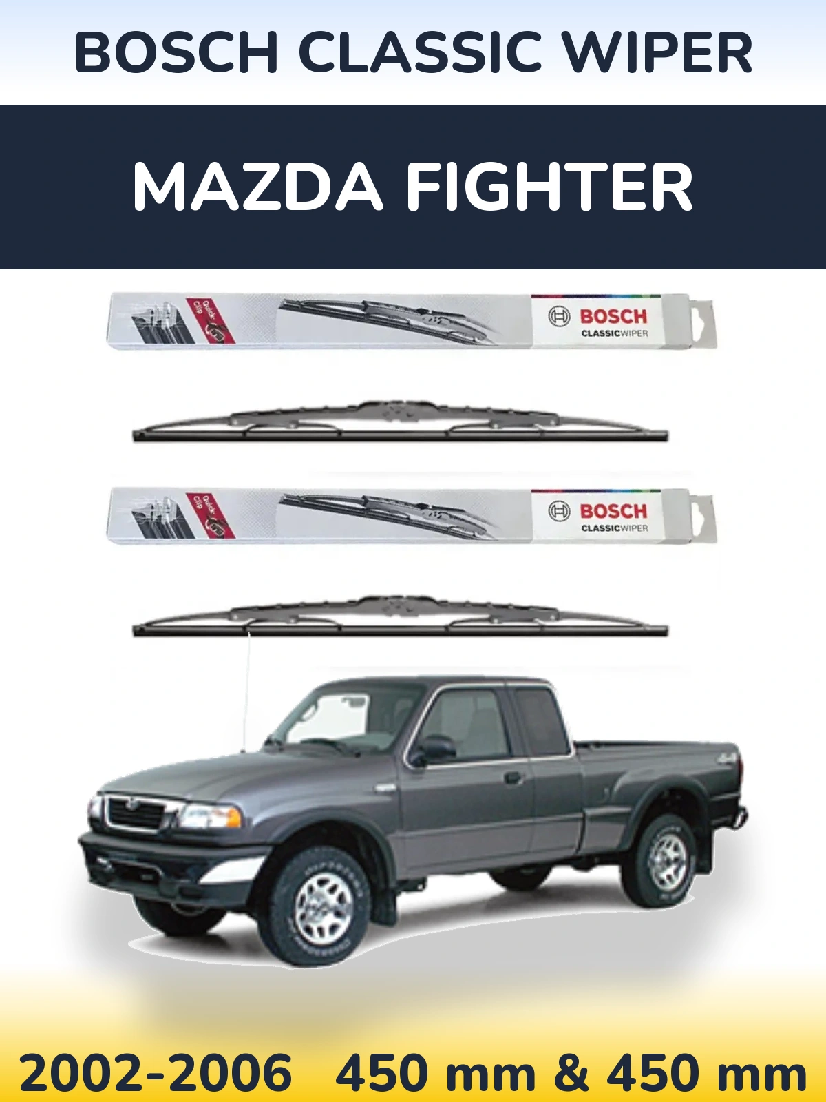 Ștergătoare BOSCH Classic Wiper pentru Mazda Fighter