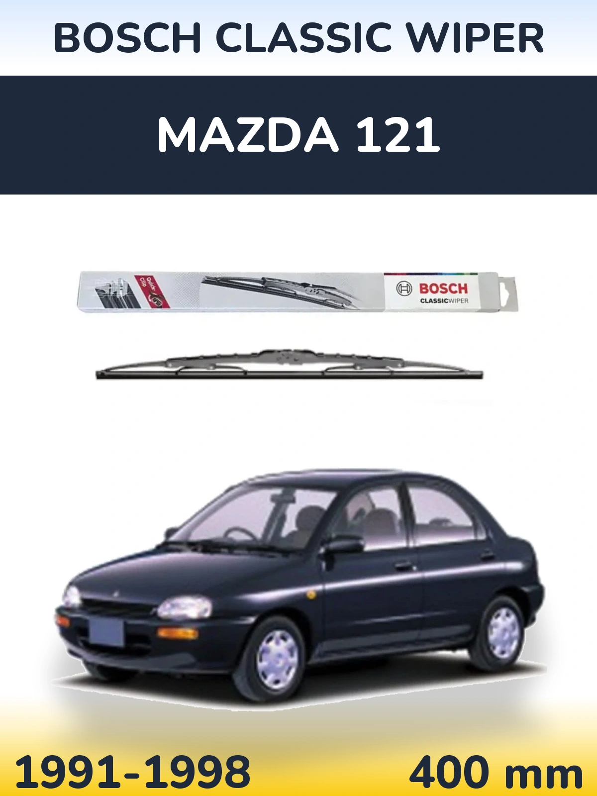 Ștergătoare BOSCH Classic Wiper pentru Mazda 121