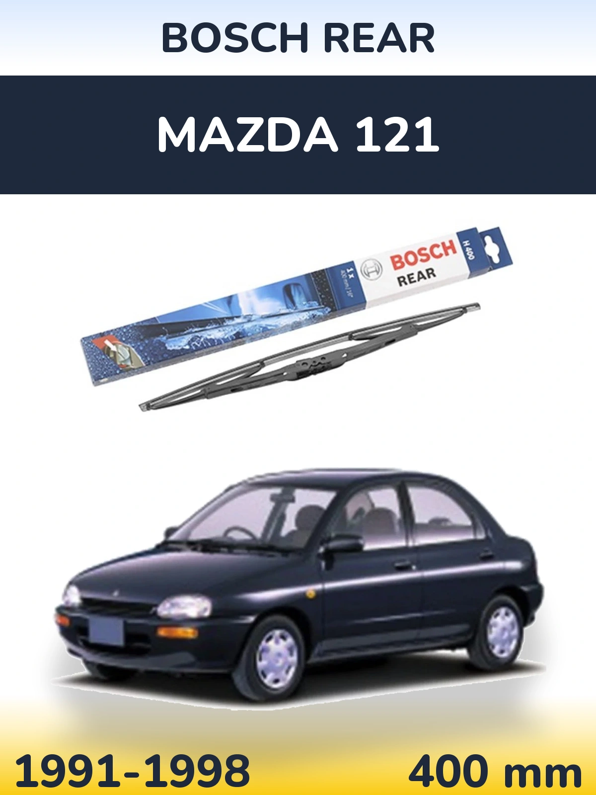 Ștergătoare BOSCH Rear pentru Mazda 121