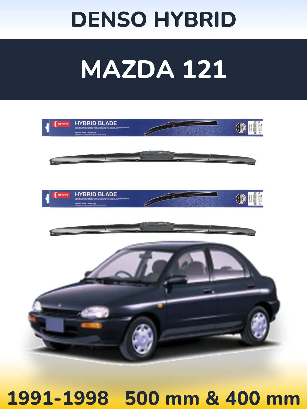 Ștergătoare Denso Hybrid pentru Mazda 121