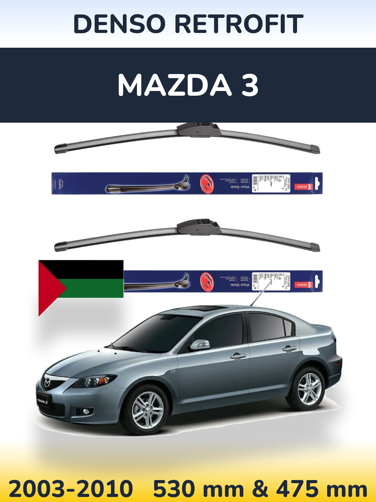 Ștergătoare Denso Retrofit pentru Mazda 3