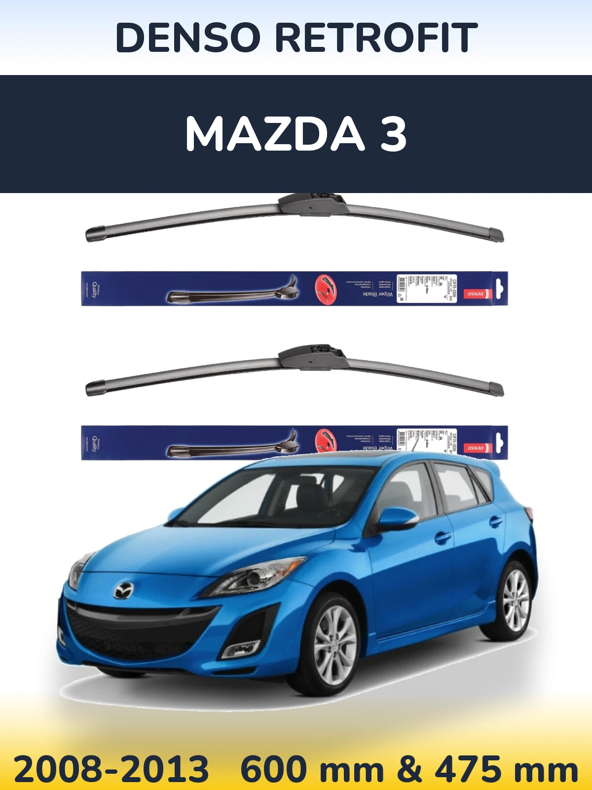 Ștergătoare Denso Retrofit pentru Mazda 3