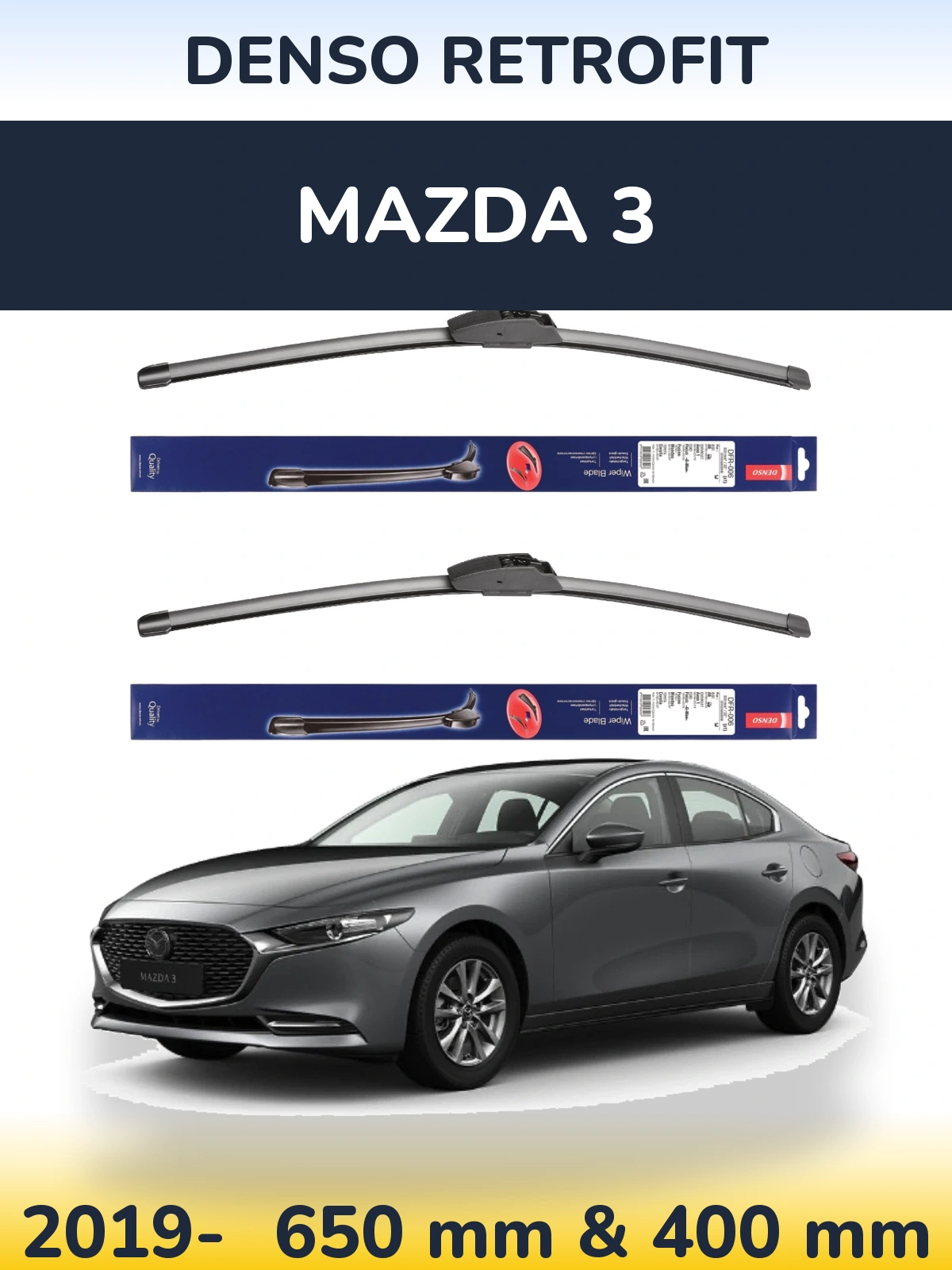 Ștergătoare Denso Retrofit pentru Mazda 3