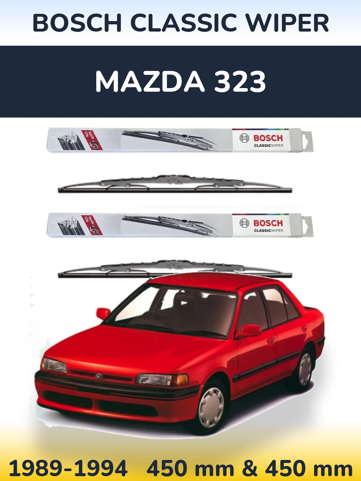 Ștergătoare BOSCH Classic Wiper pentru Mazda 323