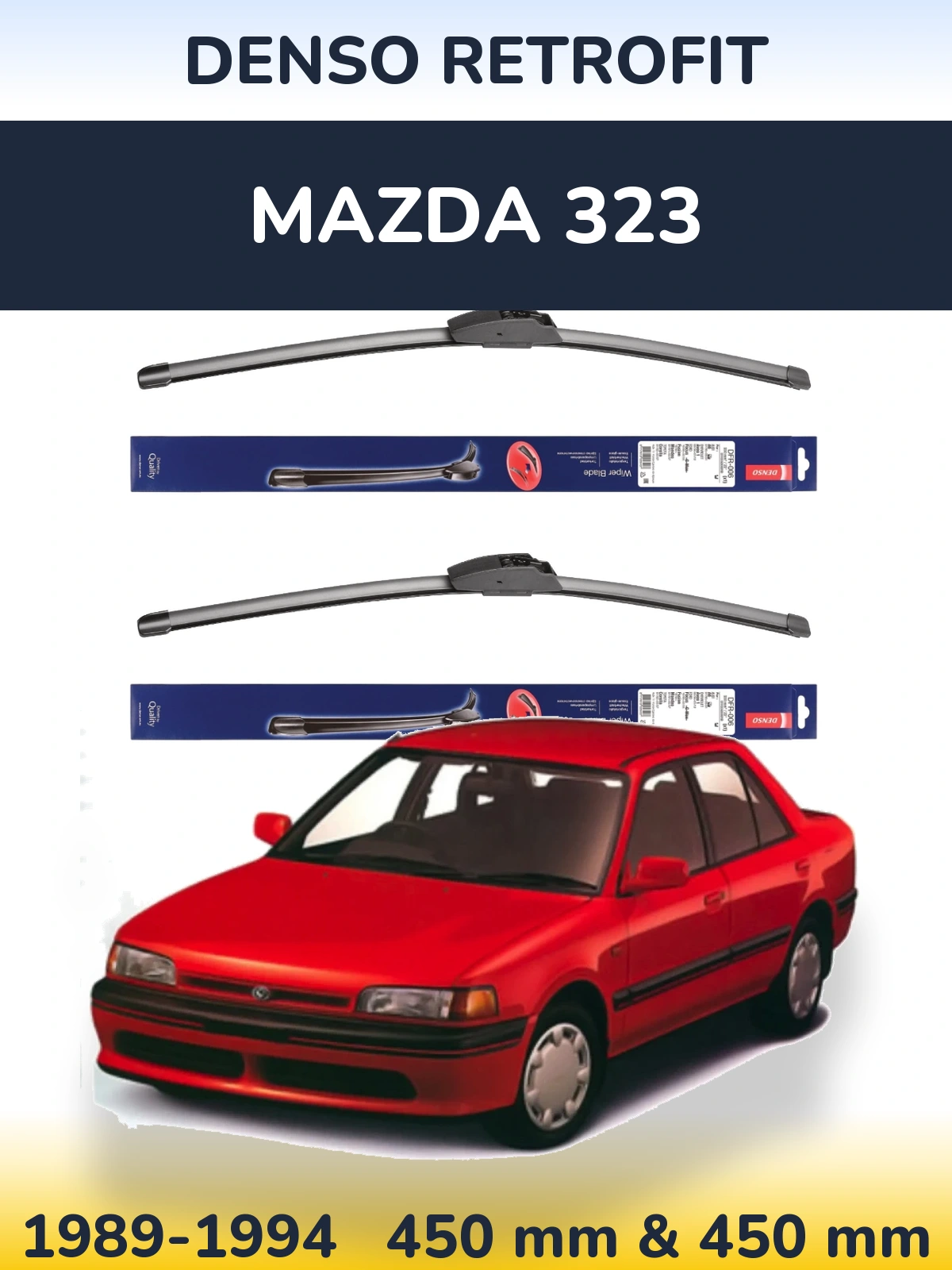 Ștergătoare Denso Retrofit pentru Mazda 323