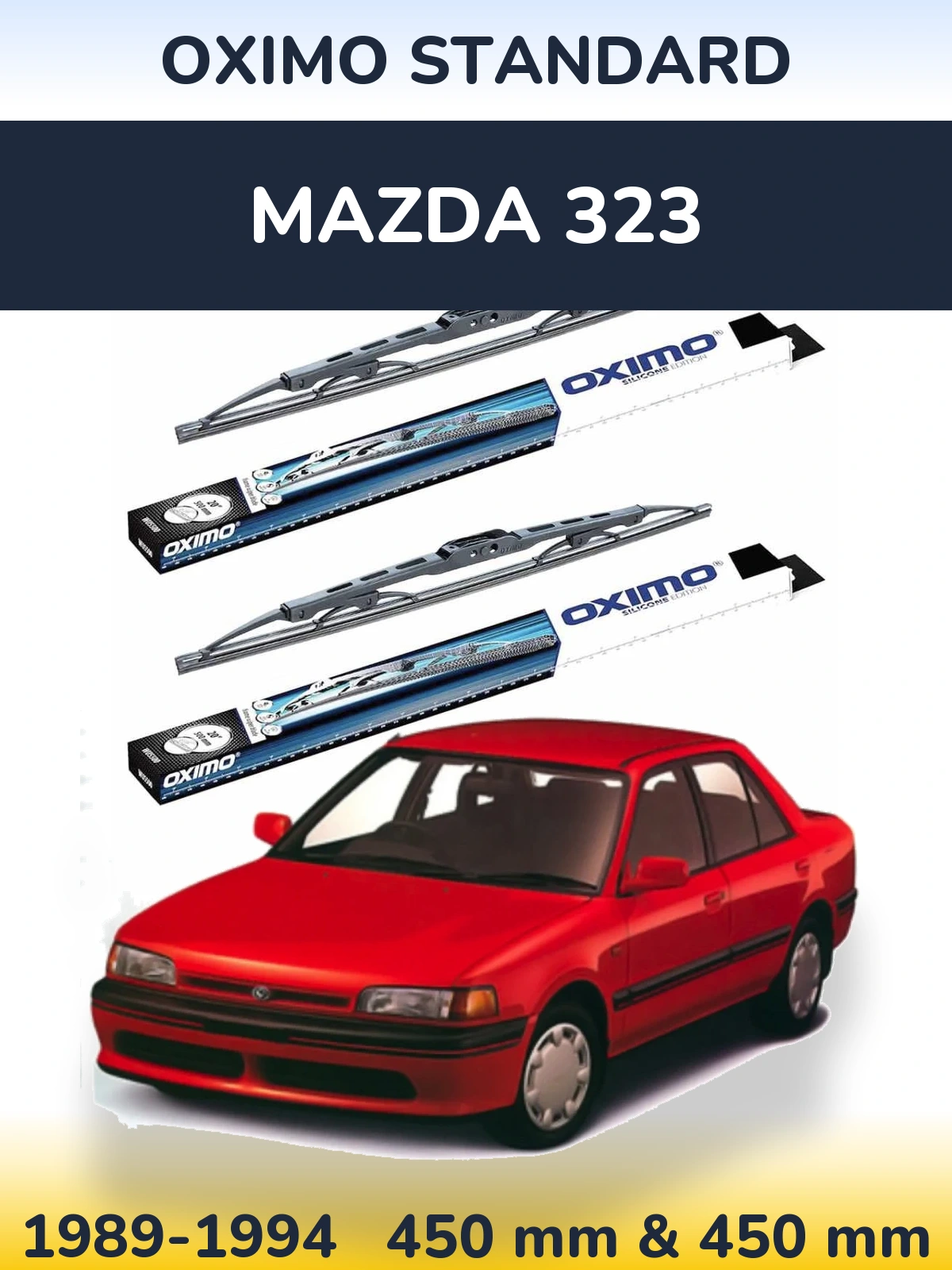 Ștergătoare Oximo Standard pentru Mazda 323