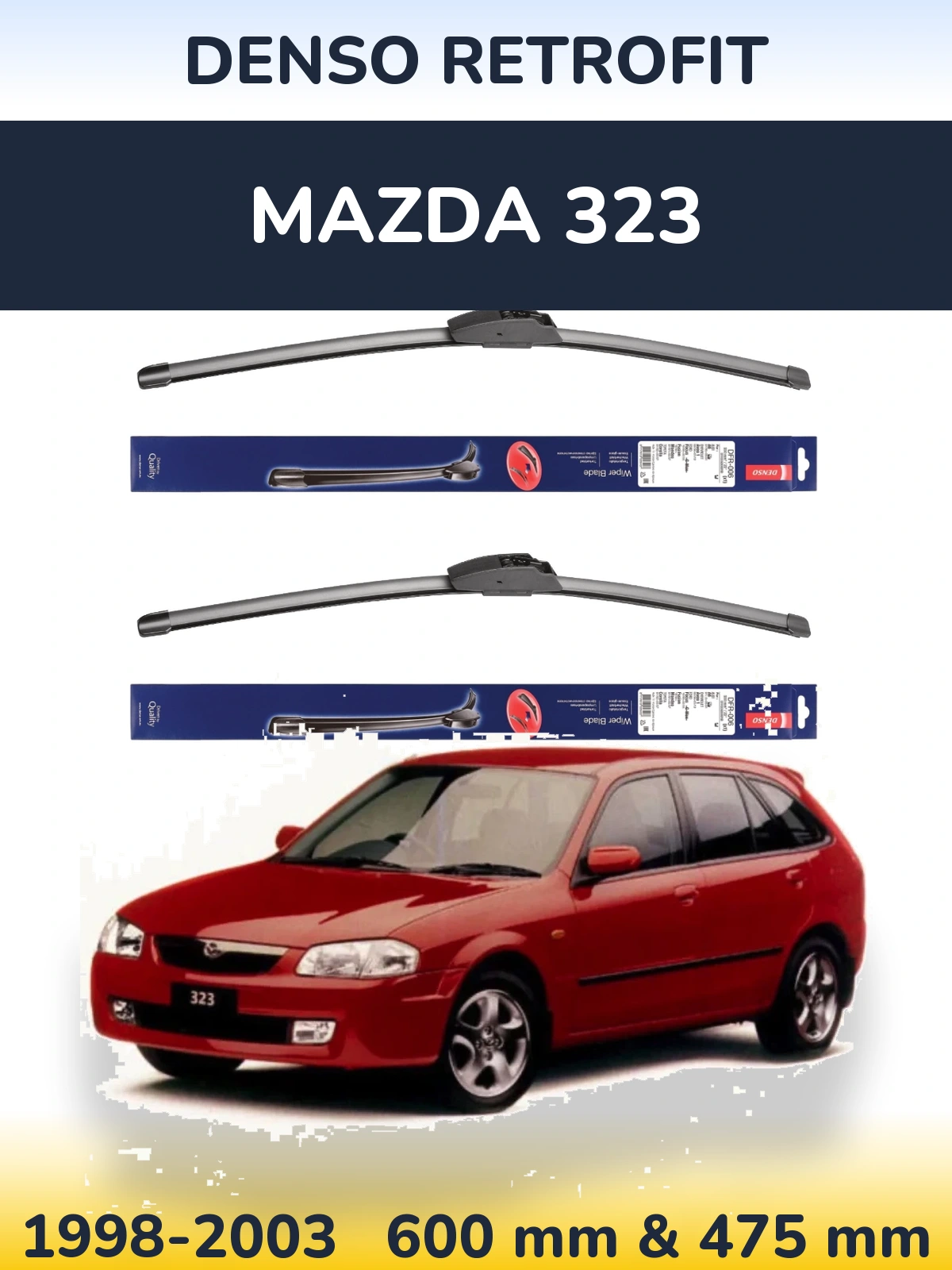 Ștergătoare Denso Retrofit pentru Mazda 323