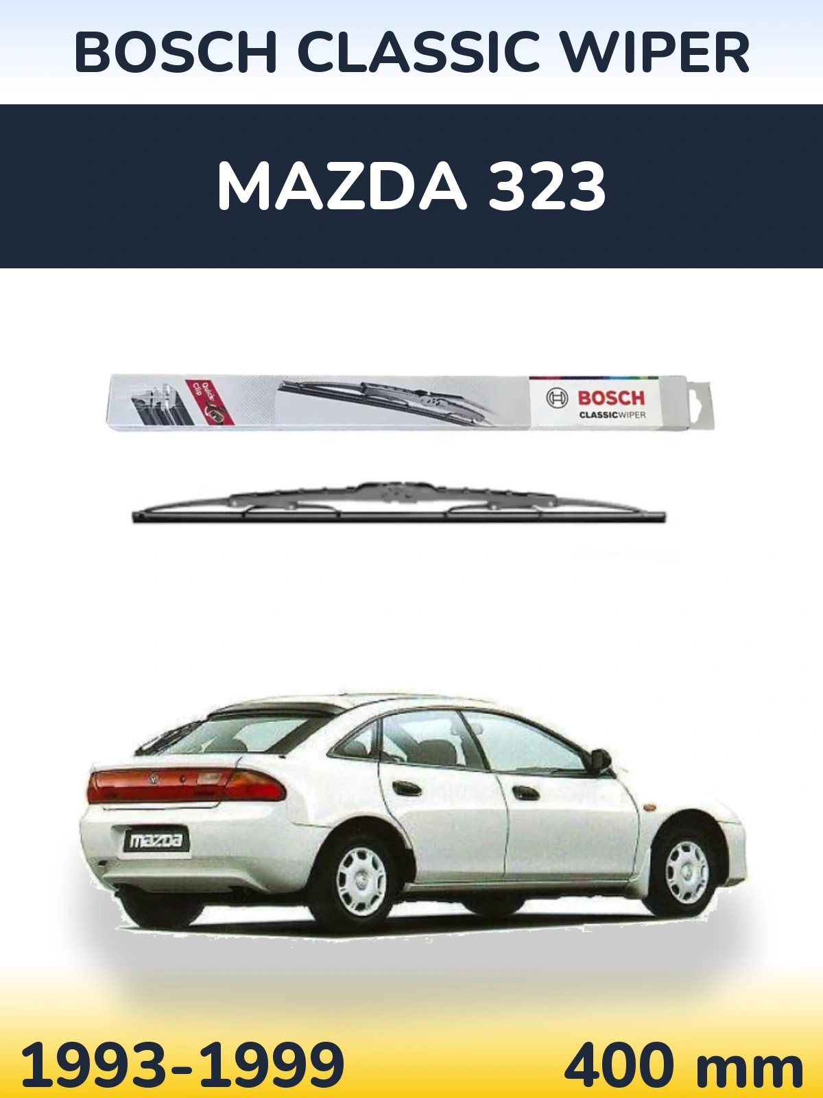 Ștergătoare BOSCH Classic Wiper pentru Mazda 323