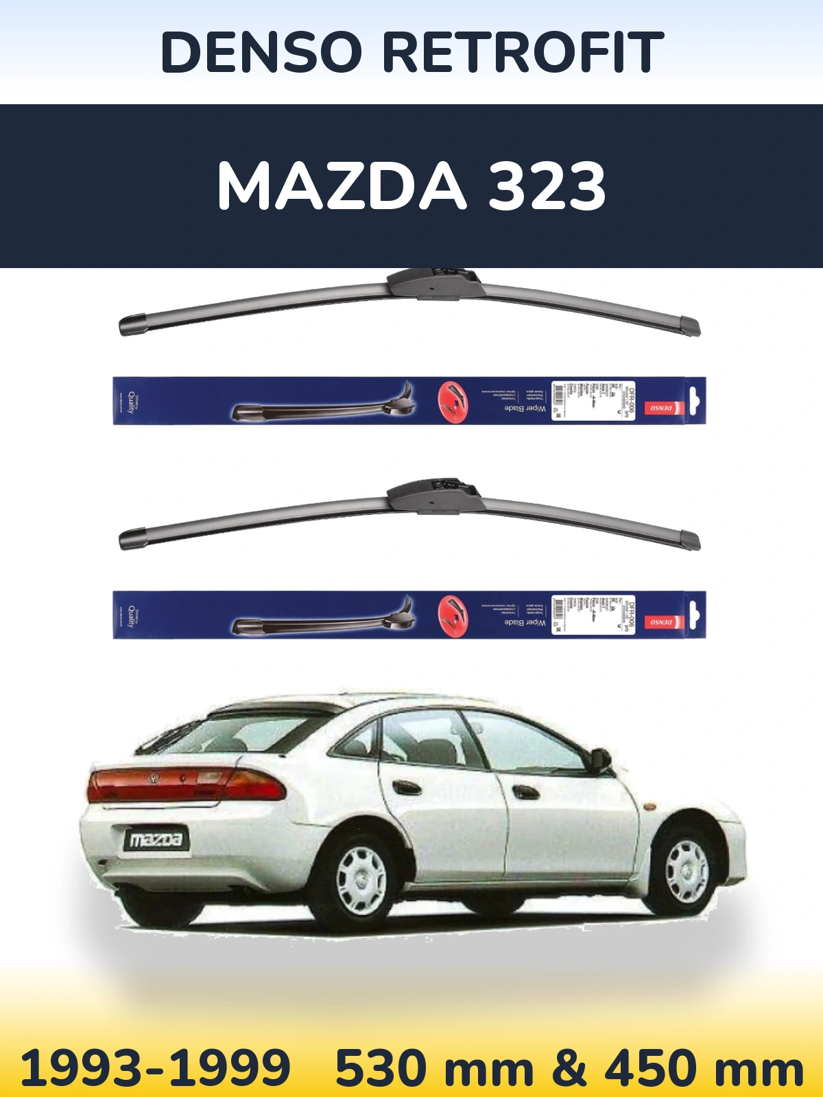 Ștergătoare Denso Retrofit pentru Mazda 323