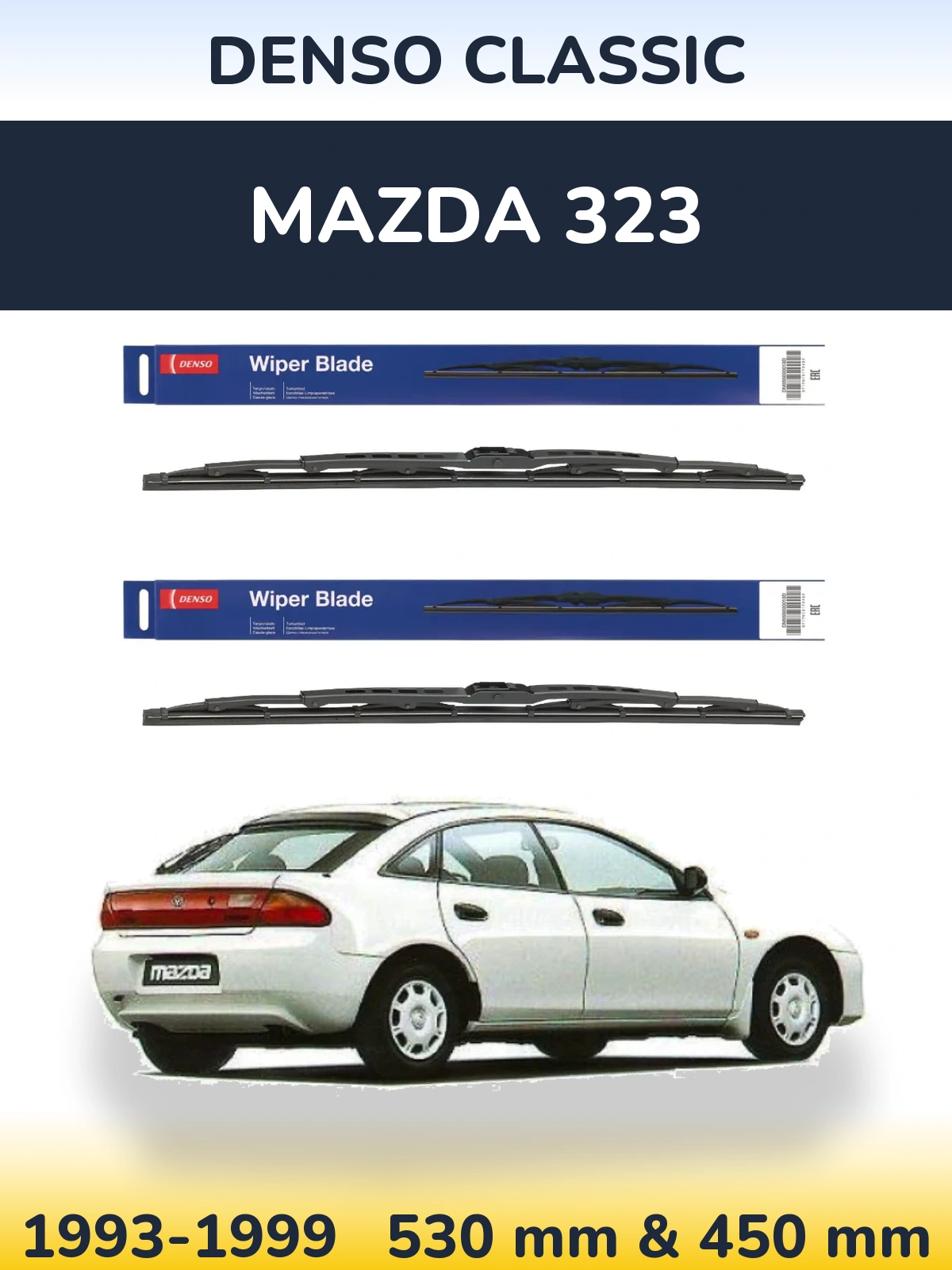 Ștergătoare Denso Classic pentru Mazda 323