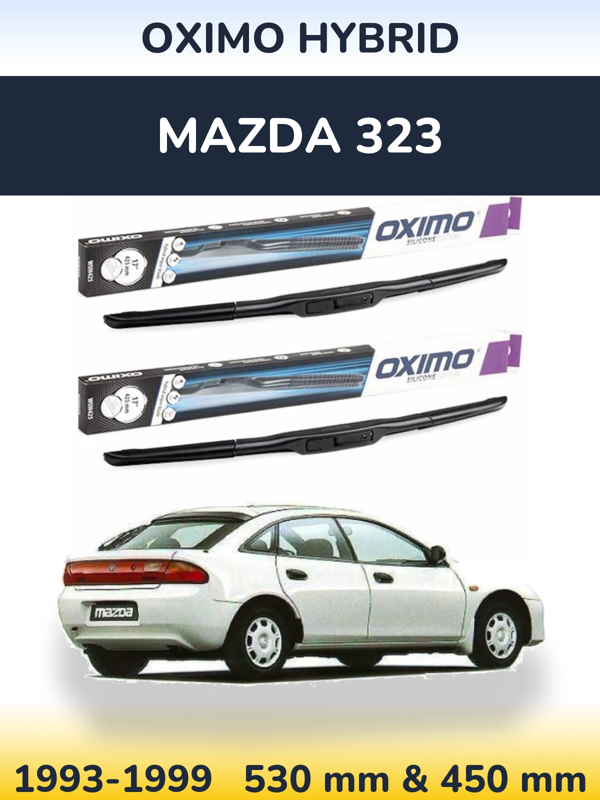 Ștergătoare Oximo Hybrid pentru Mazda 323