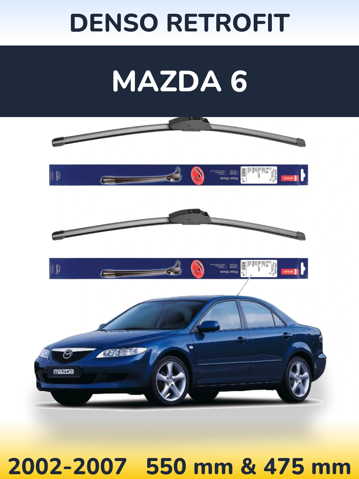Ștergătoare Denso Retrofit pentru Mazda 6