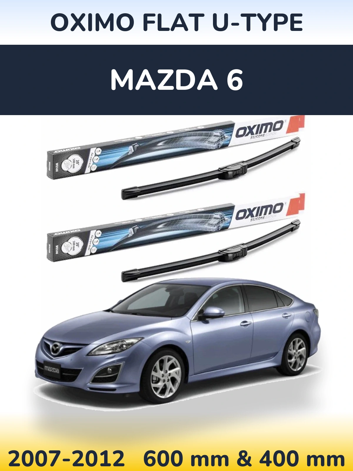 Ștergătoare Oximo Flat U-type pentru Mazda 6