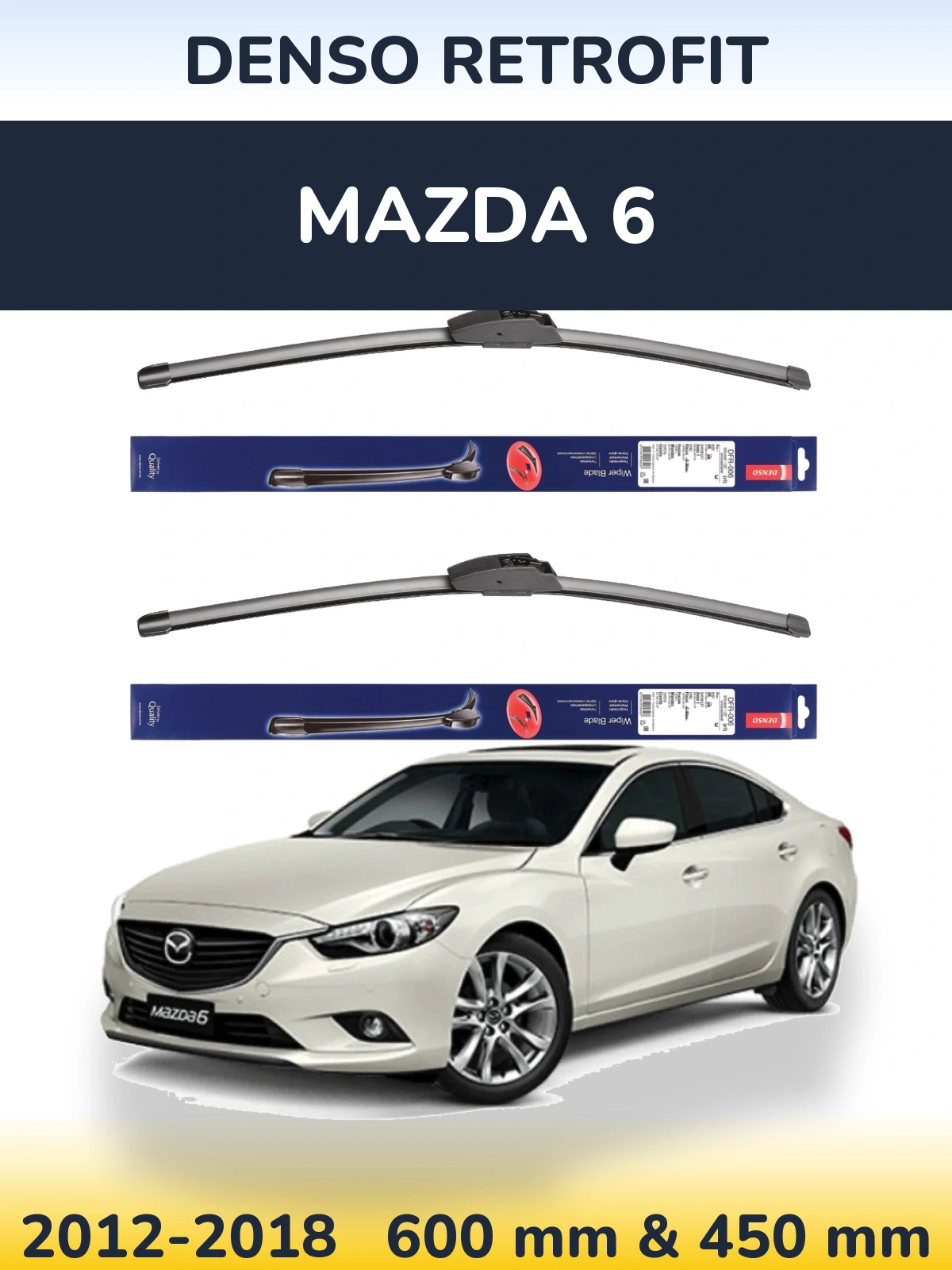 Ștergătoare Denso Retrofit pentru Mazda 6