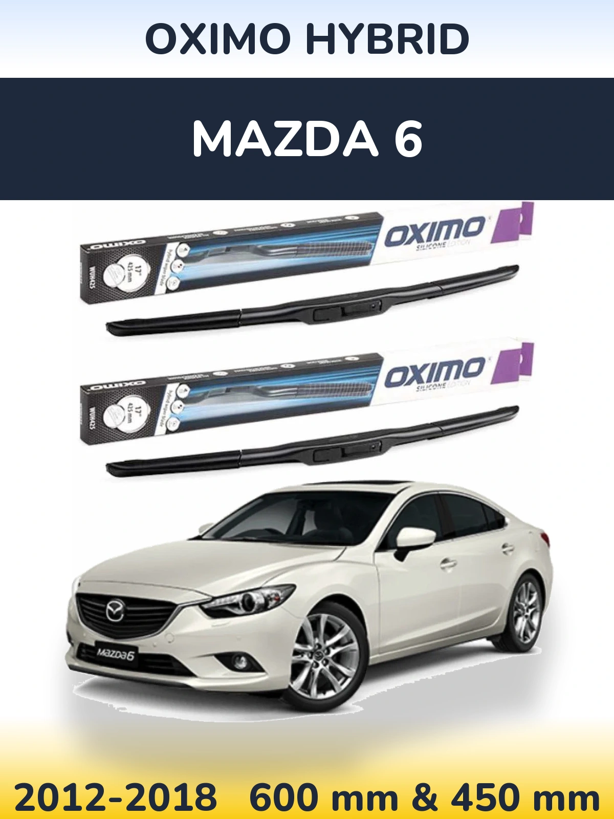 Ștergătoare Oximo Hybrid pentru Mazda 6