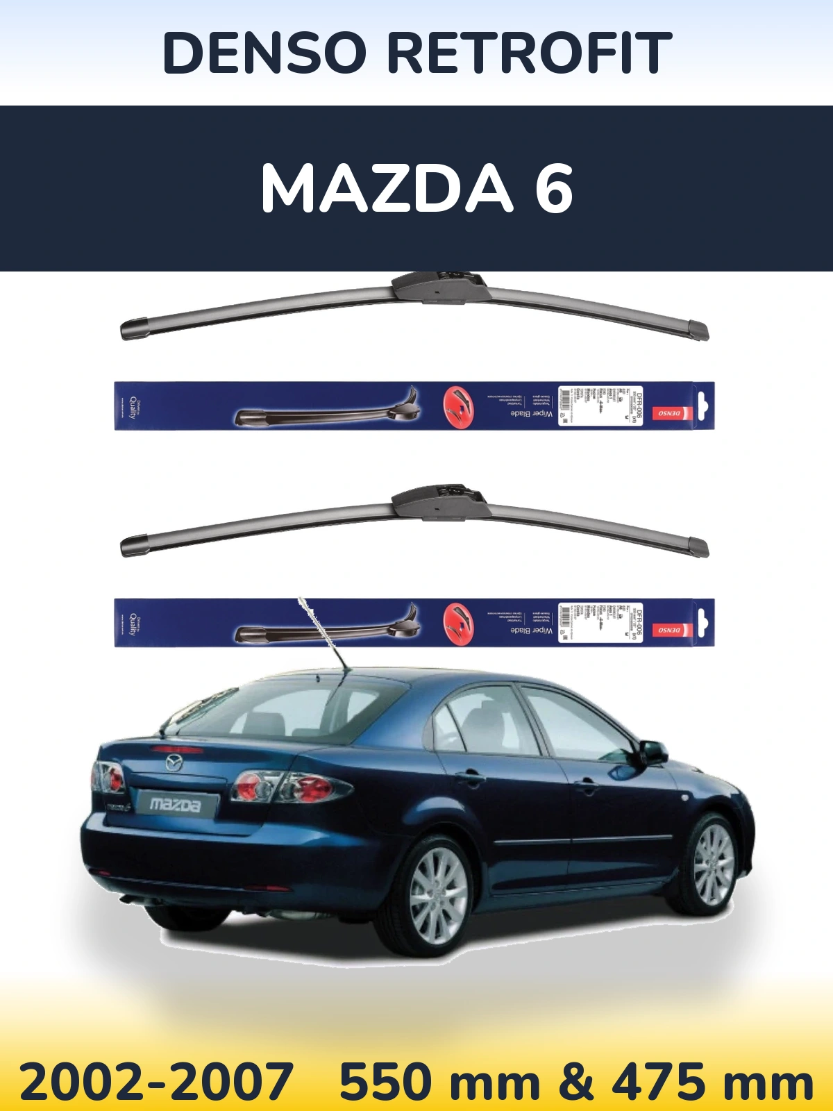 Ștergătoare Denso Retrofit pentru Mazda 6