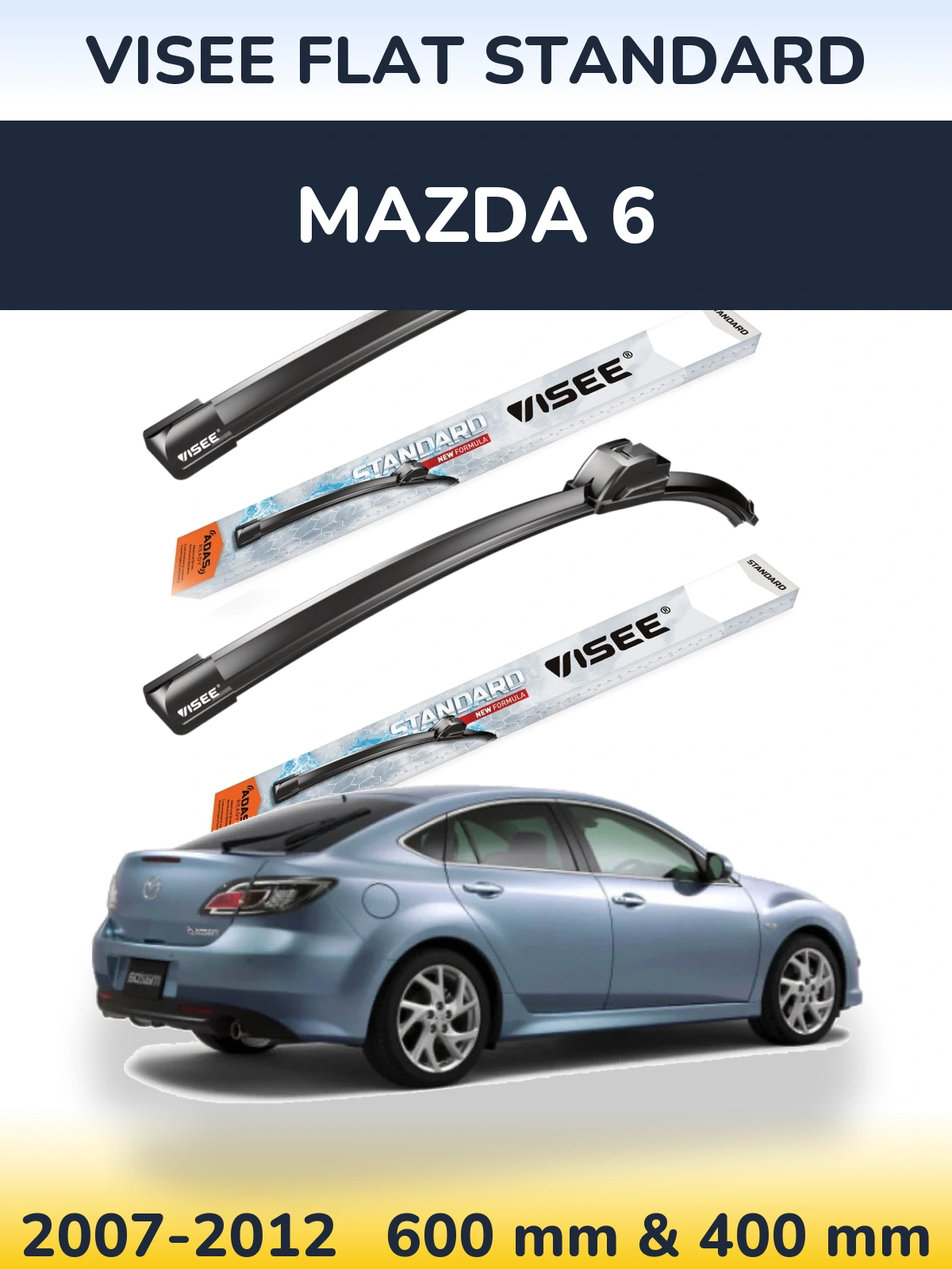 Ștergătoare VISEE FLAT STANDARD pentru Mazda 6