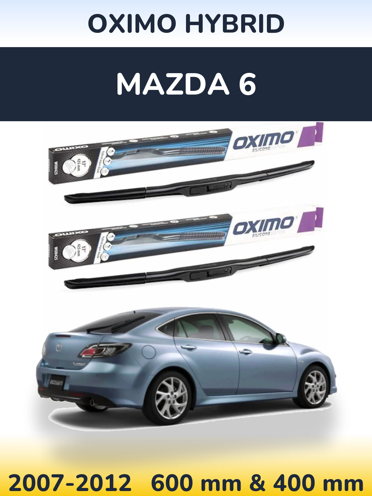 Ștergătoare Oximo Hybrid pentru Mazda 6