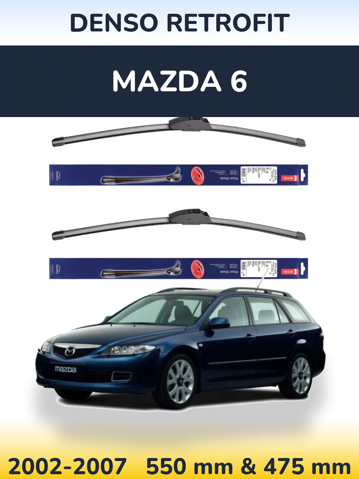 Ștergătoare Denso Retrofit pentru Mazda 6