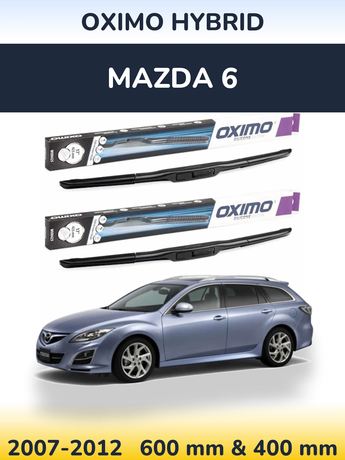 Ștergătoare Oximo Hybrid pentru Mazda 6