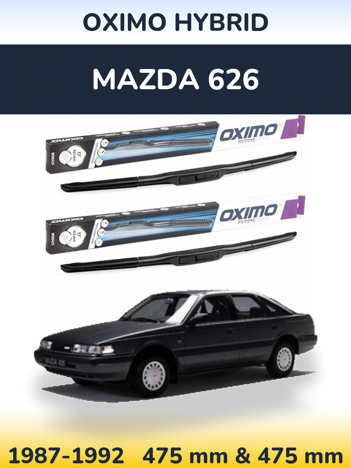 Ștergătoare Oximo Hybrid pentru Mazda 626