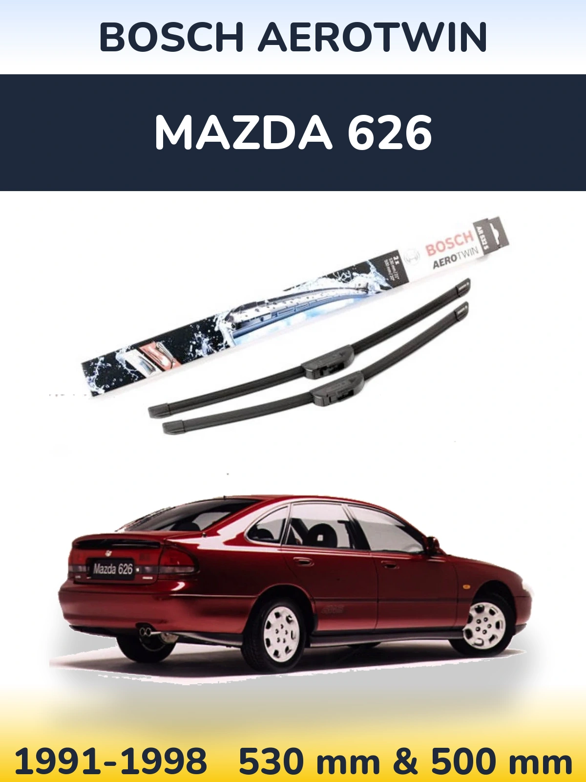 Ștergătoare BOSCH AeroTwin pentru Mazda 626