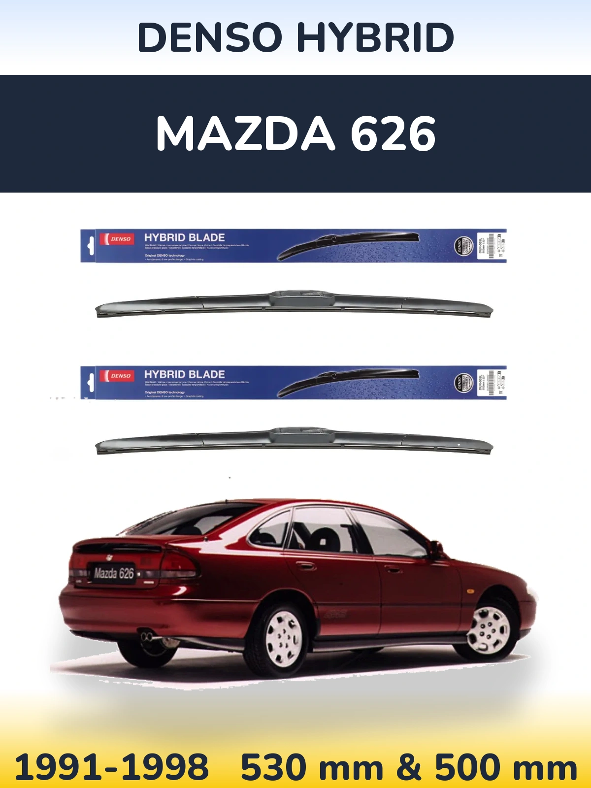 Ștergătoare Denso Hybrid pentru Mazda 626