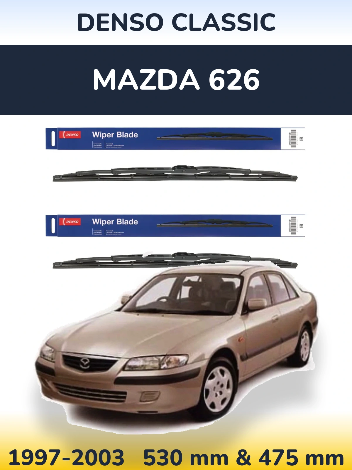 Ștergătoare Denso Classic pentru Mazda 626