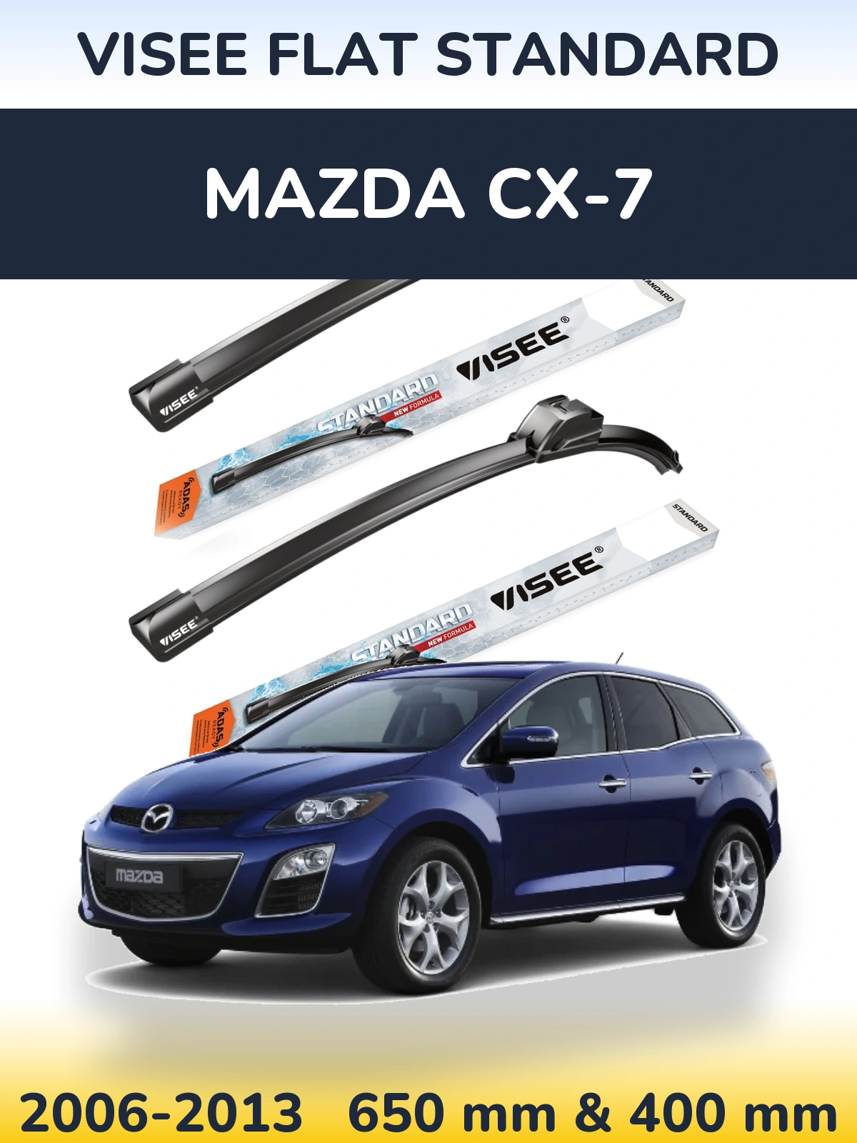 Ștergătoare VISEE FLAT STANDARD pentru Mazda CX-7