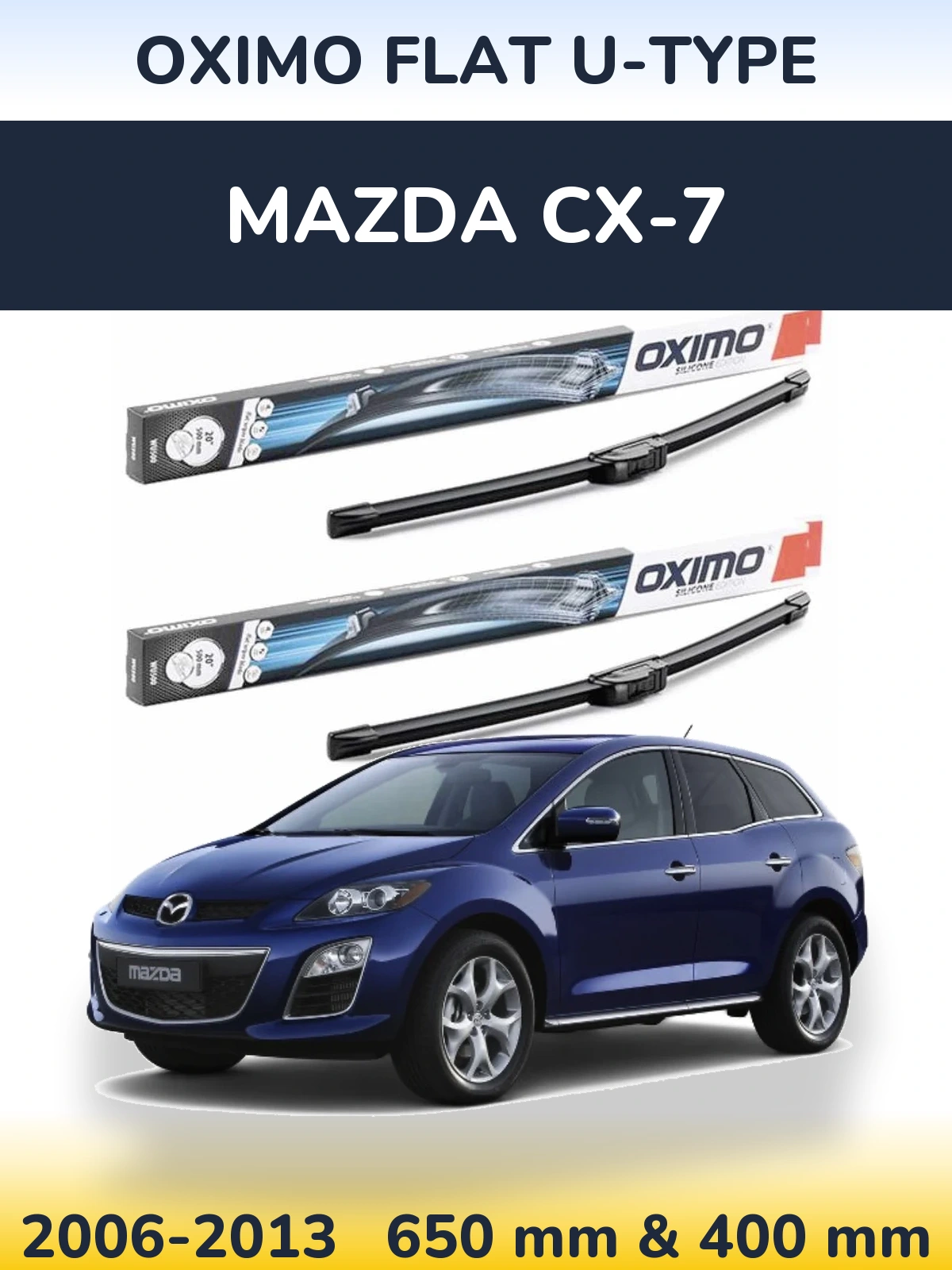 Ștergătoare Oximo Flat U-type pentru Mazda CX-7