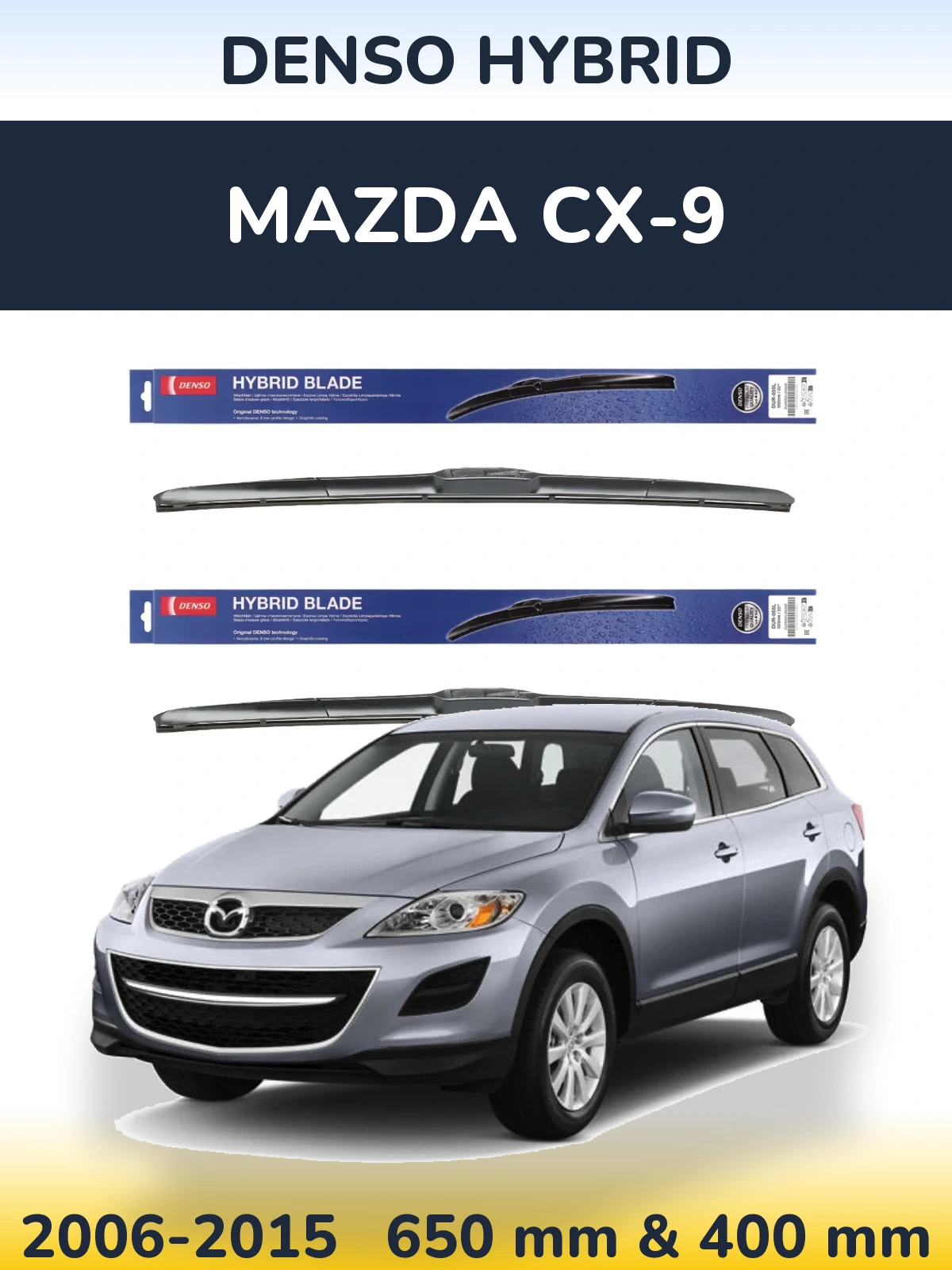 Ștergătoare Denso Hybrid pentru Mazda CX-9
