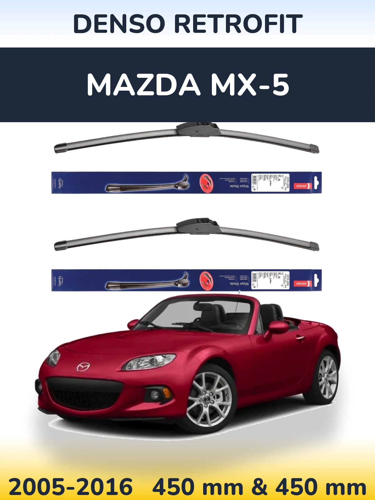 Ștergătoare Denso Retrofit pentru Mazda MX-5